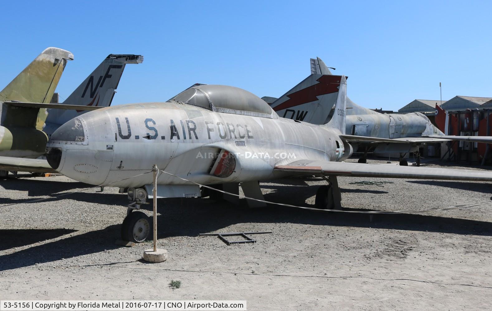 53-5156, 1953 Lockheed T-33A-1-LO Shooting Star C/N 580-8495, T-33A