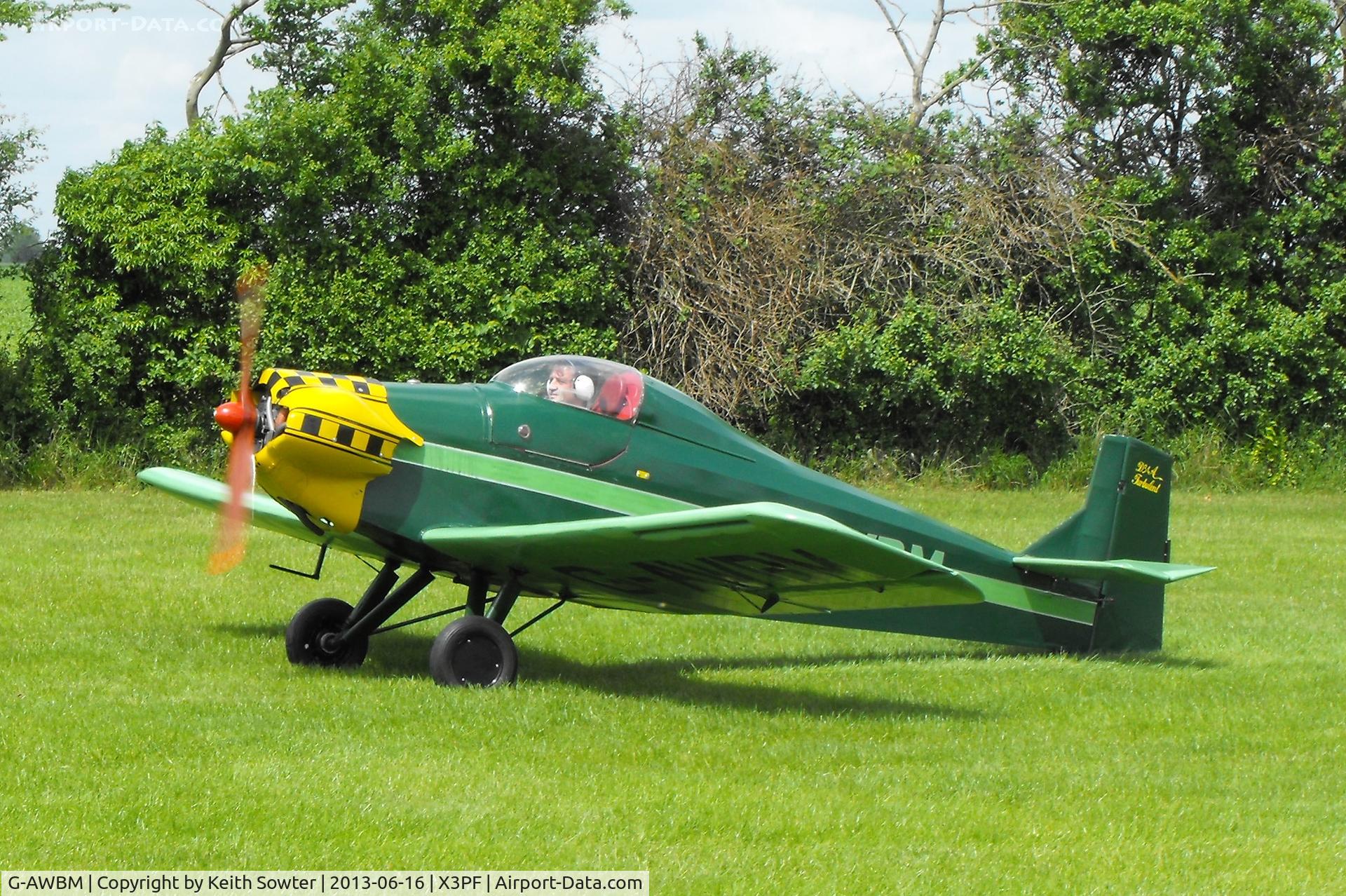 G-AWBM, 1970 Druine D.31A Turbulent C/N PFA 1647, Visiting aircraft