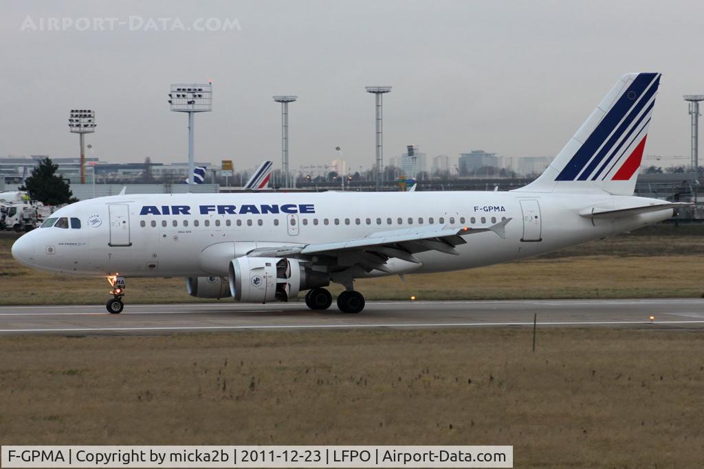 F-GPMA, 1998 Airbus A319-113 C/N 598, Taxiing. Scrapped in May 2018