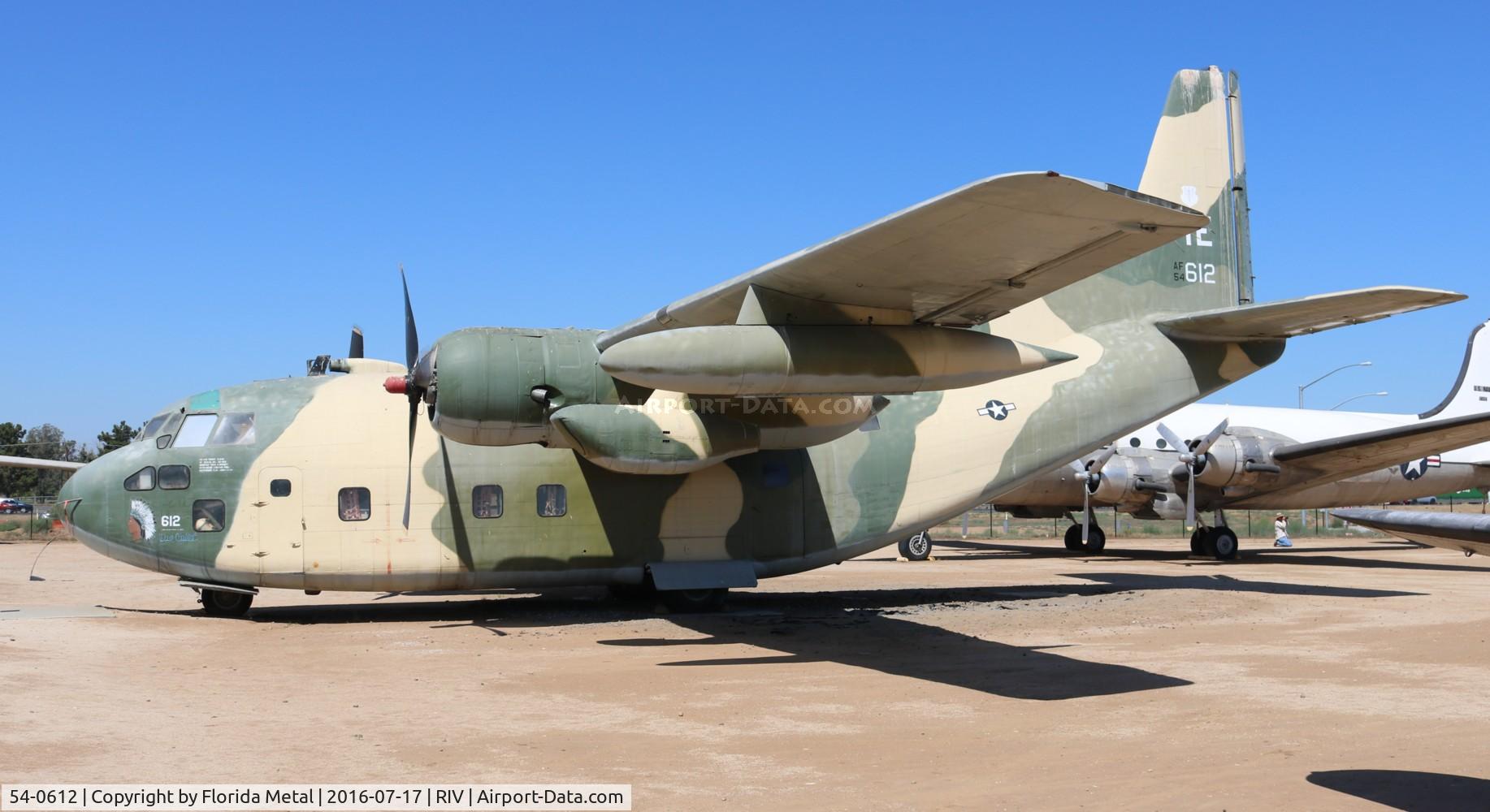 54-0612, 1955 Fairchild C-123K Provider C/N 20061, C-123K