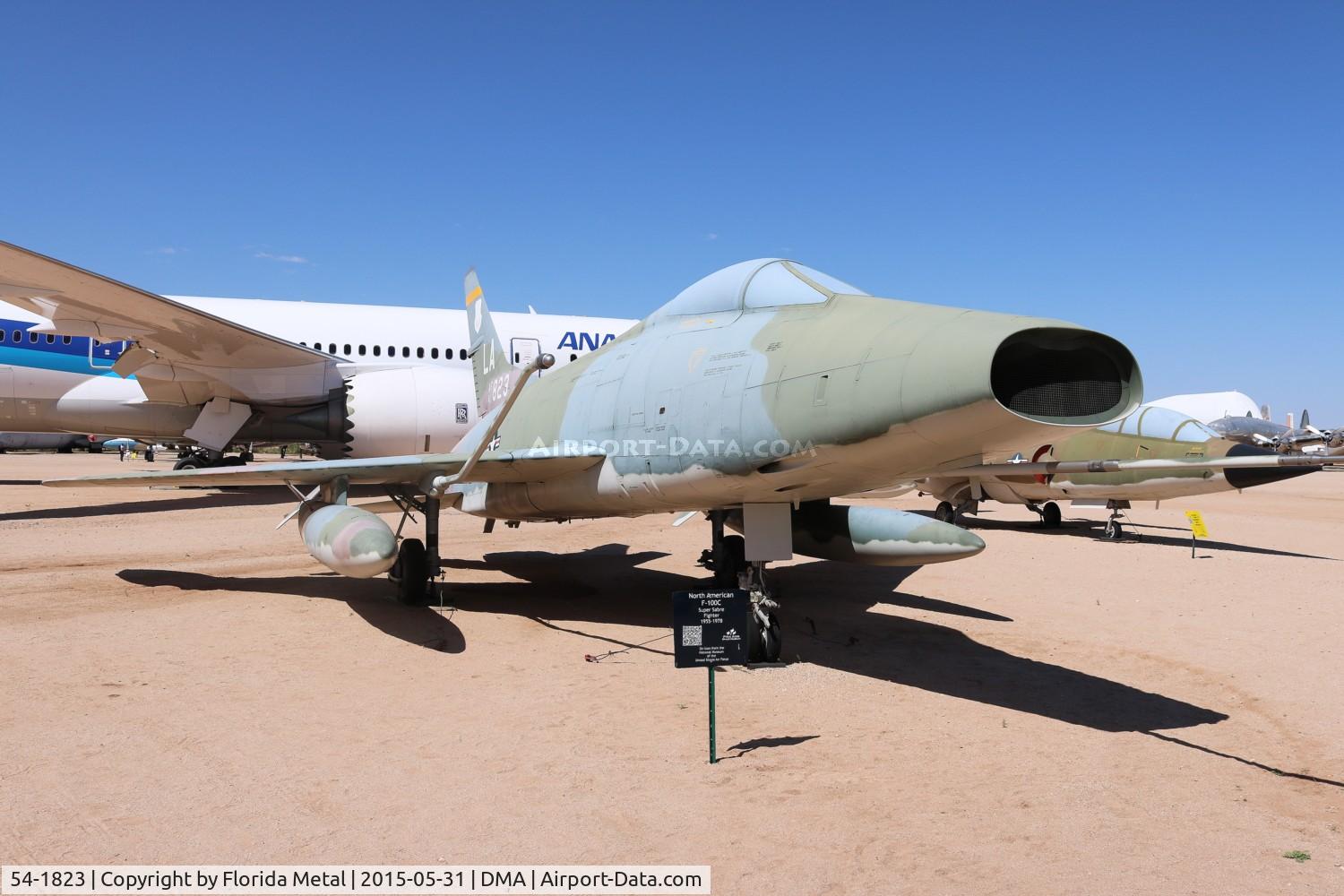 54-1823, 1954 North American F-100C Super Sabre C/N 217-84, F-100C
