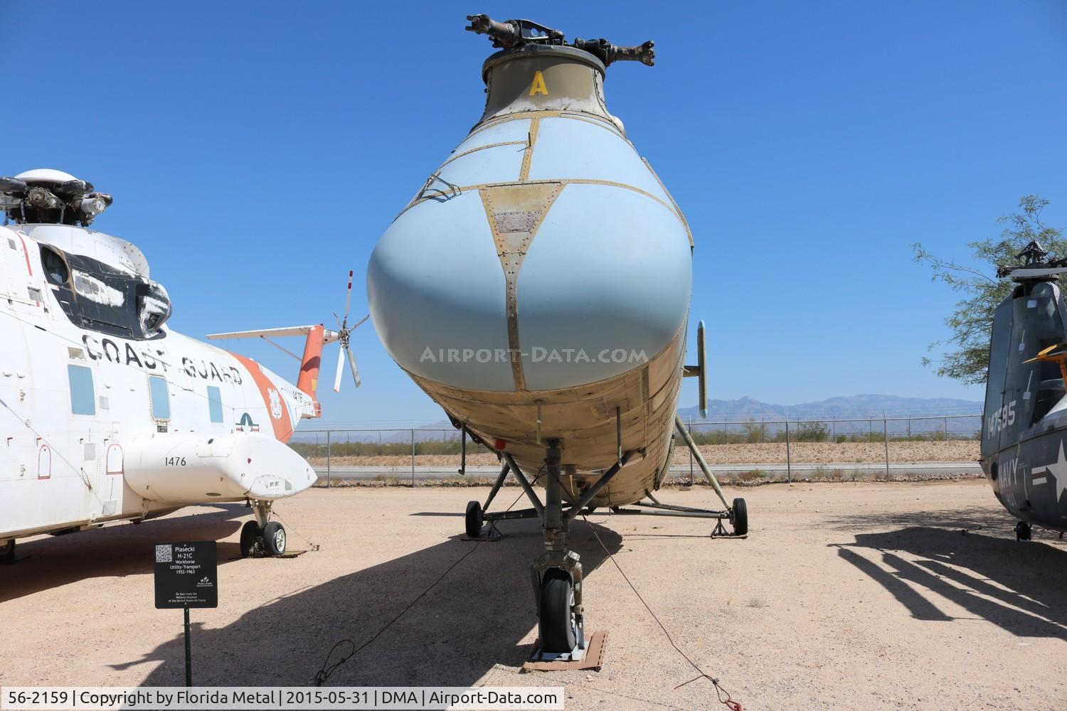 56-2159, 1956 Piasecki H-21C Shawnee C/N C.321, H-21C
