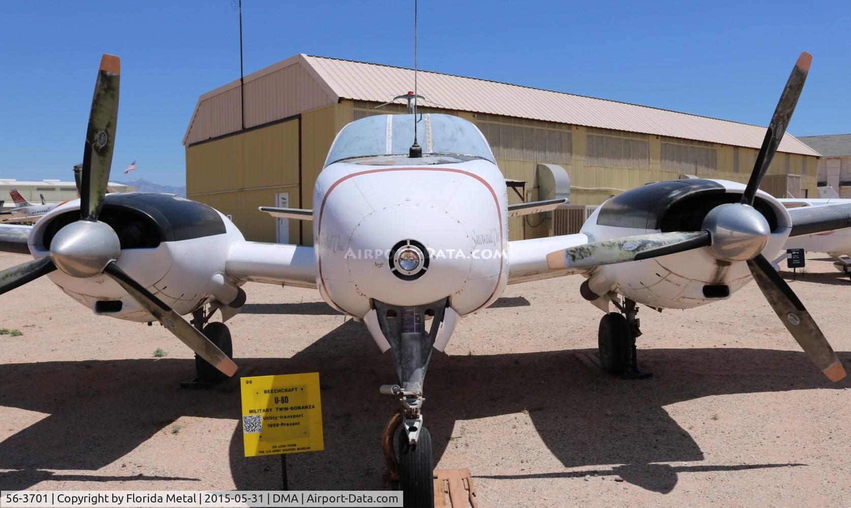 56-3701, Beech U-8D Seminole C/N LH.102, U-8D Seminole