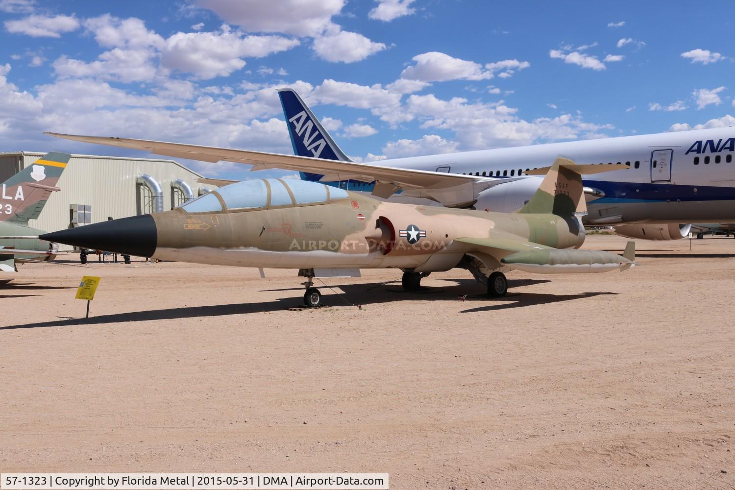 57-1323, 1957 Lockheed F-104D Starfighter C/N 483-5035, F-104D
