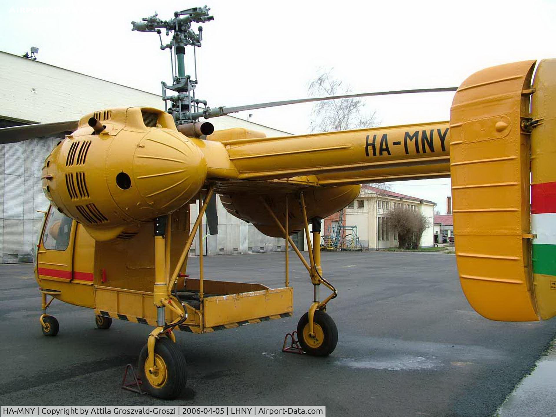 HA-MNY, 1976 Kamov Ka-26 Hoodlum C/N 7605611, Nyiregyháza Airport, Hungary