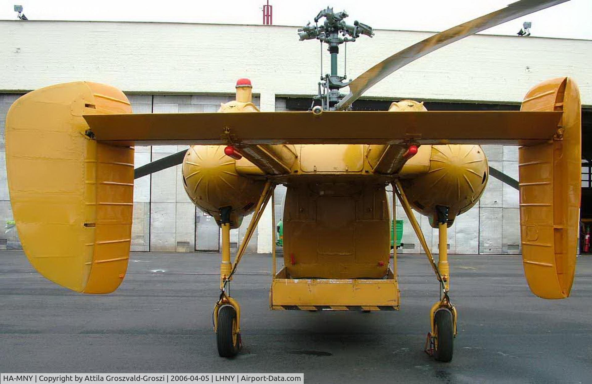 HA-MNY, 1976 Kamov Ka-26 Hoodlum C/N 7605611, Nyiregyháza Airport, Hungary