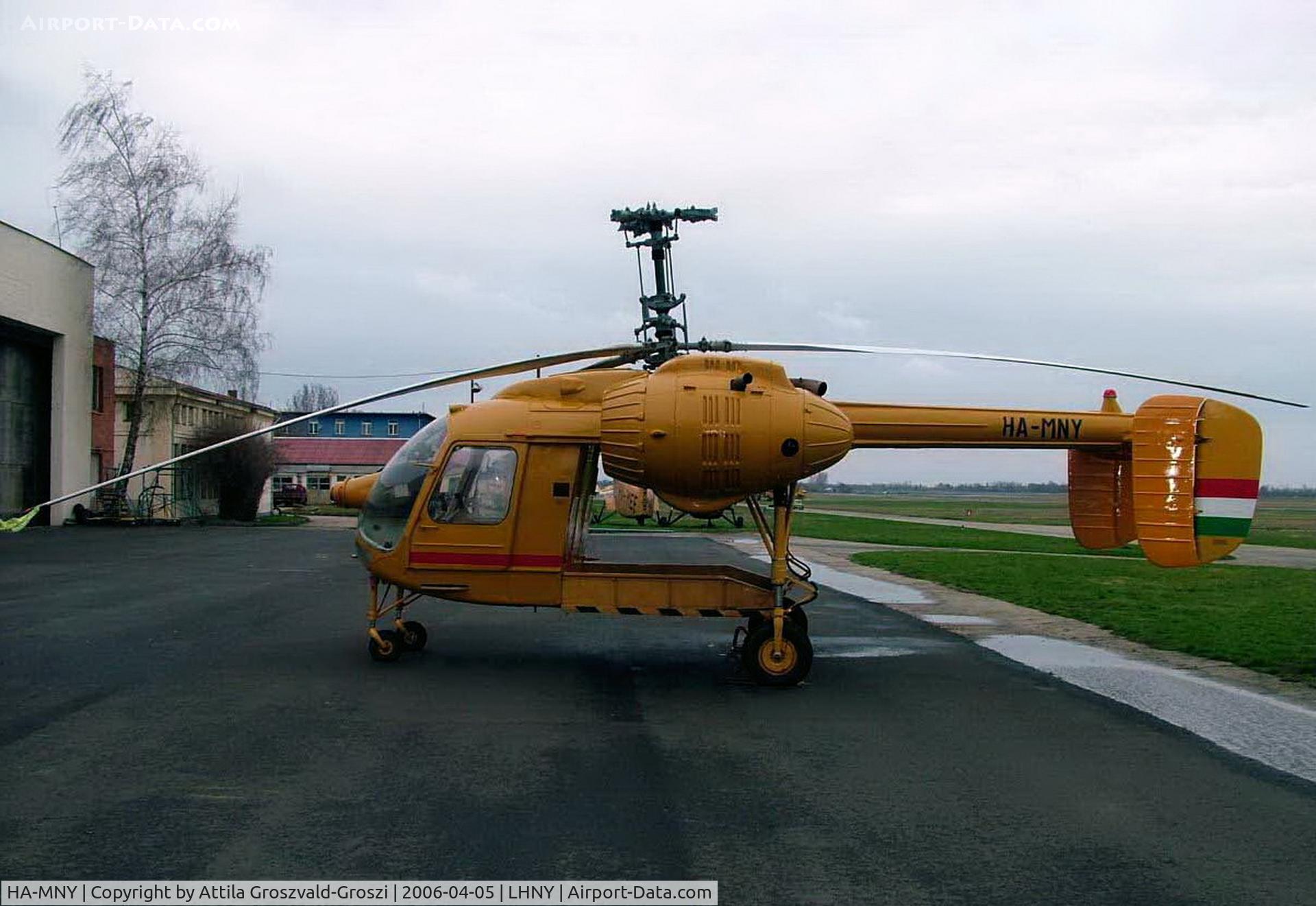 HA-MNY, 1976 Kamov Ka-26 Hoodlum C/N 7605611, Nyiregyháza Airport, Hungary