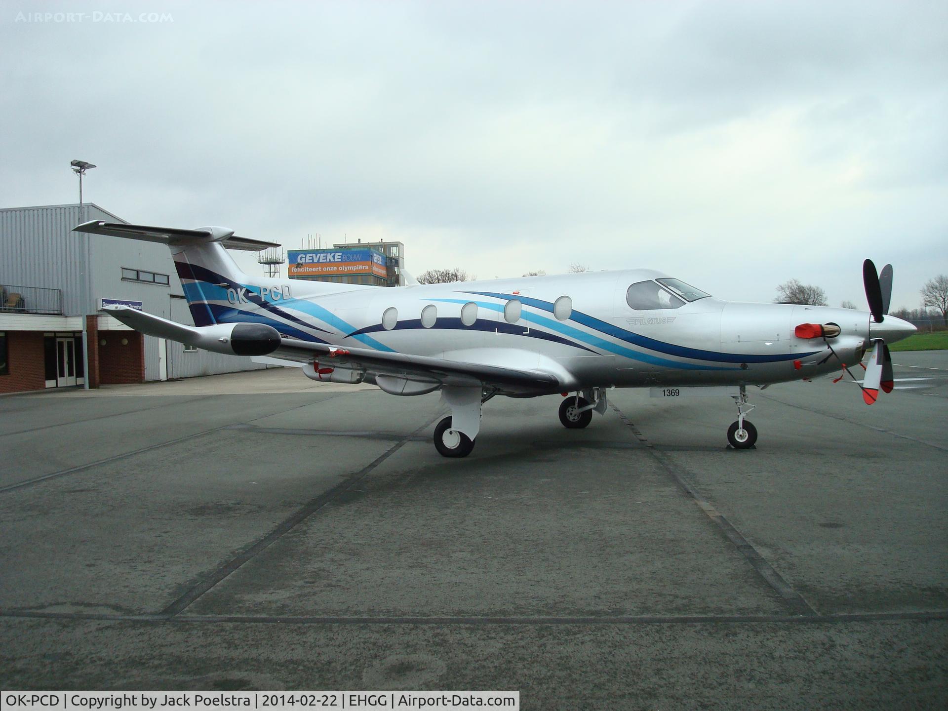 OK-PCD, 2012 Pilatus PC-12/47E C/N 1369, OK-PCD on ramp of Ground Ace at GRQ