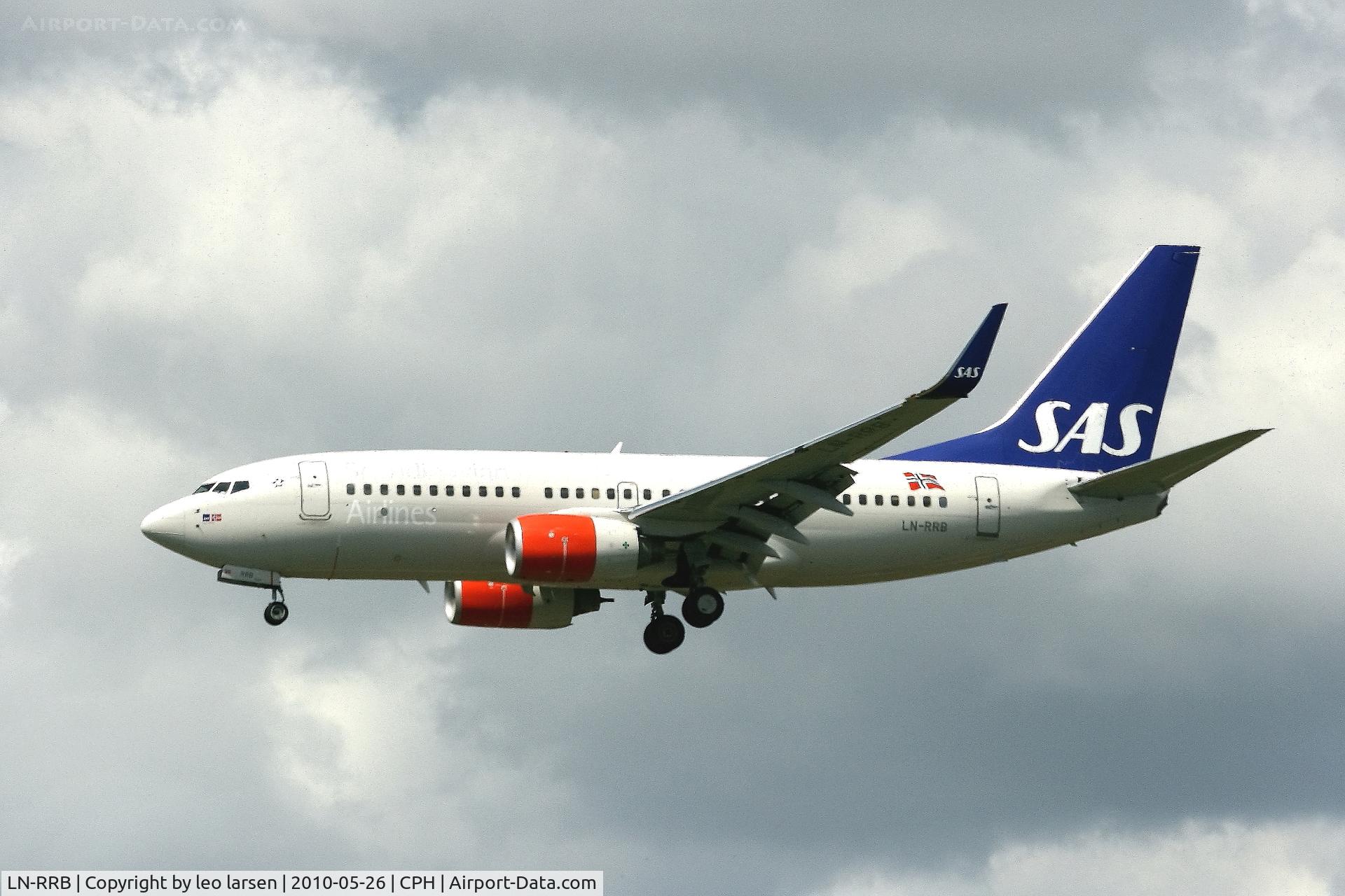 LN-RRB, 2007 Boeing 737-783 C/N 32276, Copenhagen 26.5.2010