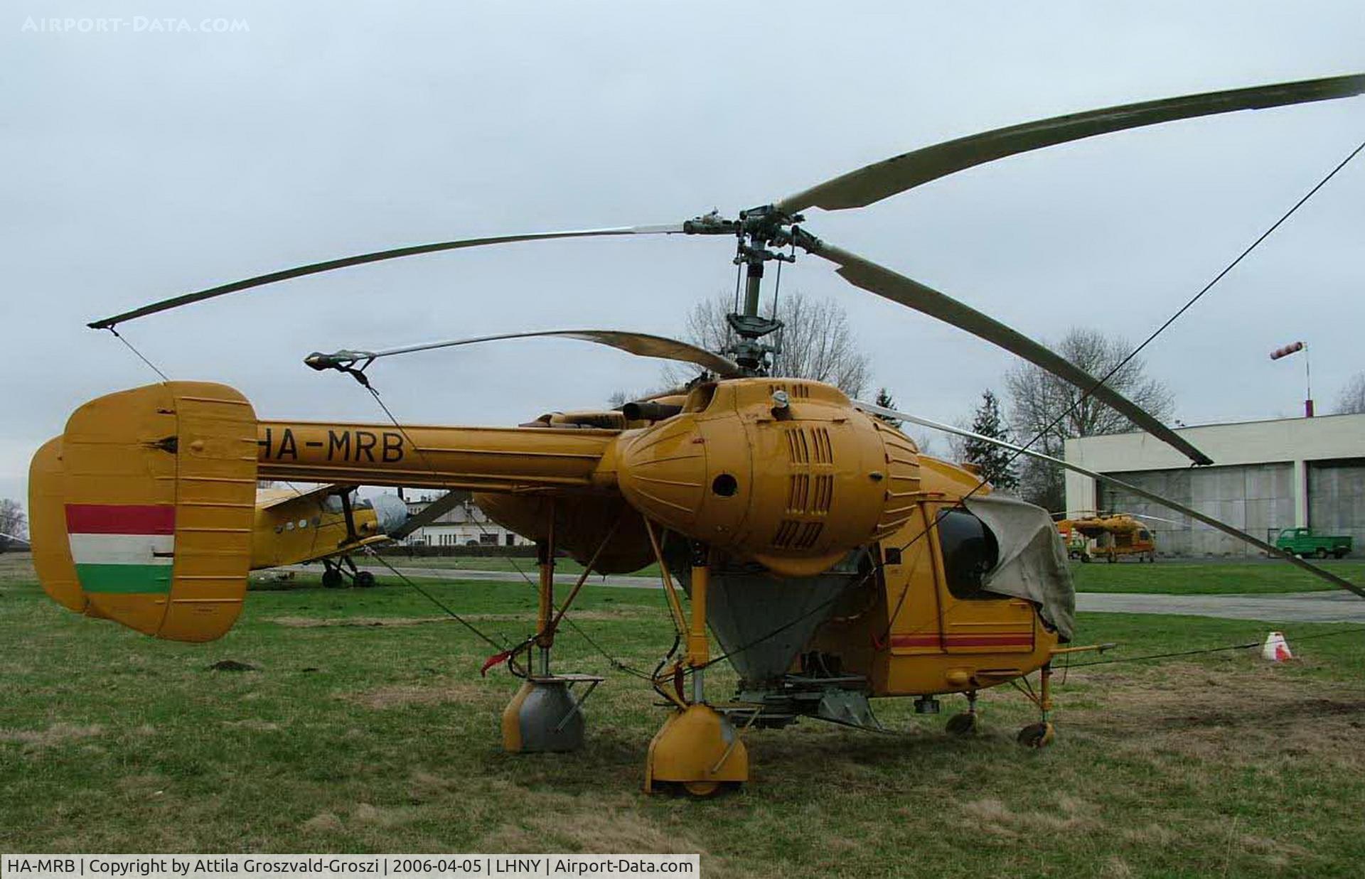 HA-MRB, 1978 Kamov Ka-26 Hoodlum C/N 7806408, Nyíregyháza Airport, Hungary