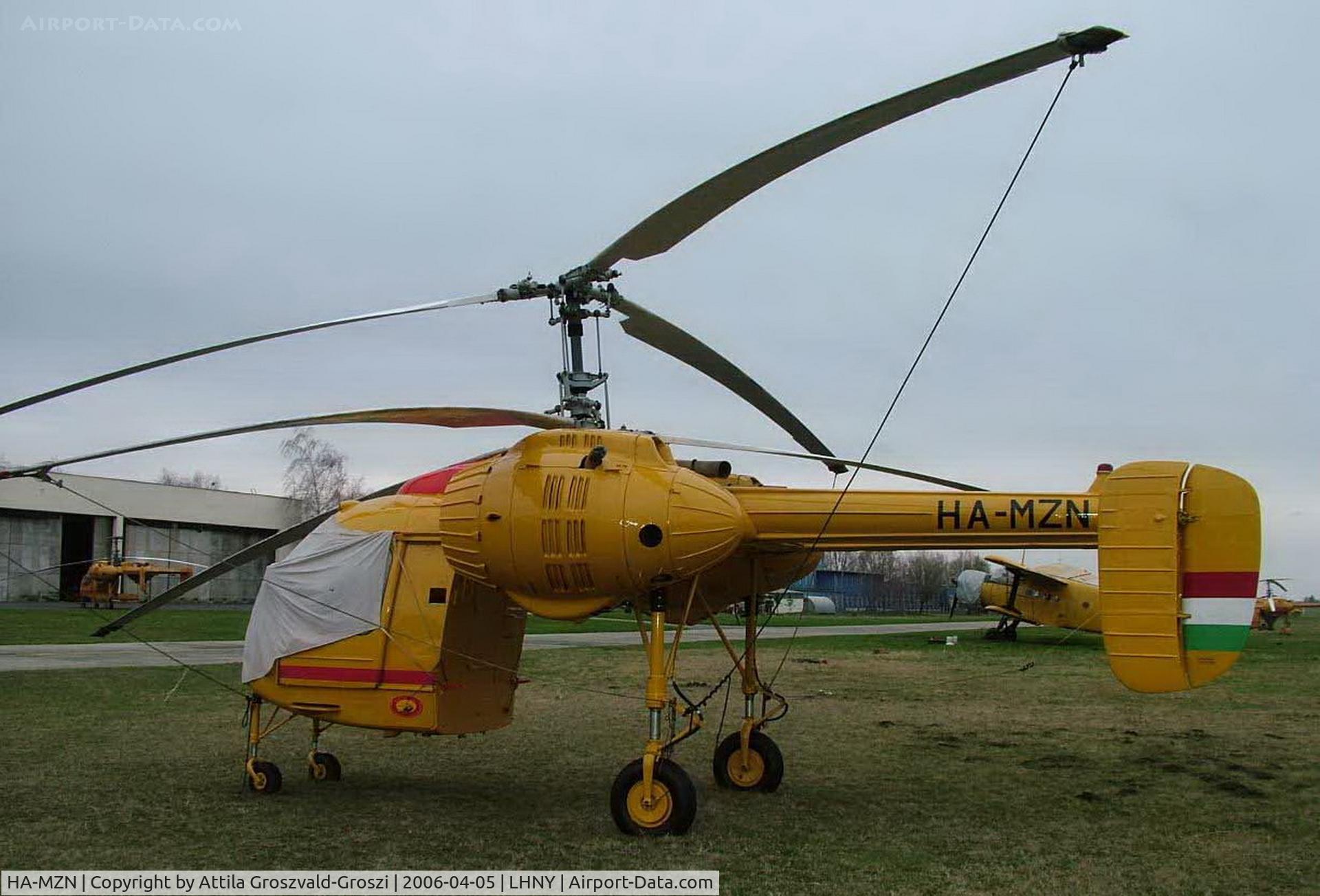 HA-MZN, 1974 Kamov Ka-26 Hoodlum C/N 7404712, Nyíregyháza Airport, Hungary