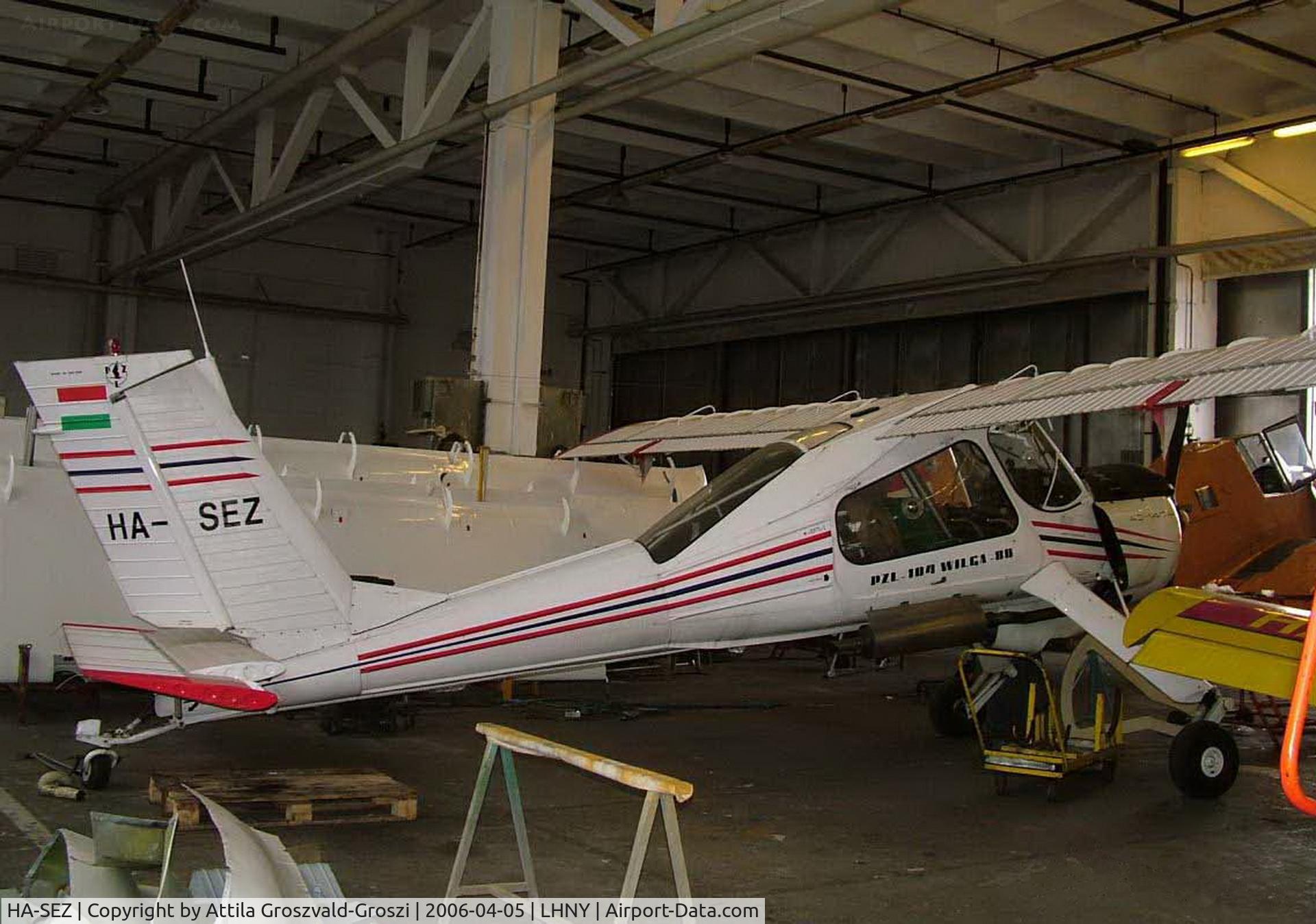 HA-SEZ, PZL-Okecie PZL-104 Wilga-94 C/N CF21940948, Nyíregyháza Airport, Hungary