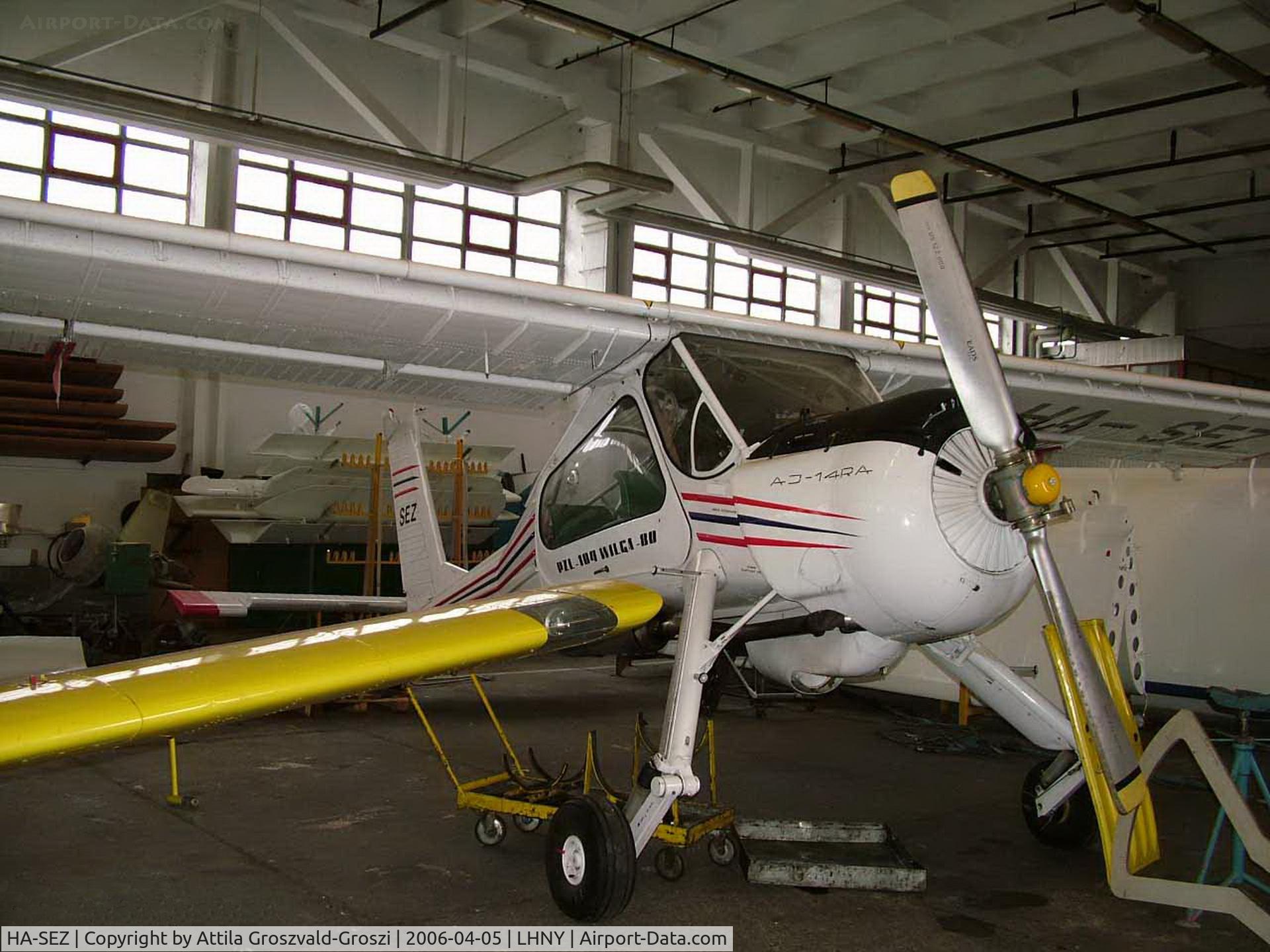 HA-SEZ, PZL-Okecie PZL-104 Wilga-94 C/N CF21940948, Nyíregyháza Airport, Hungary