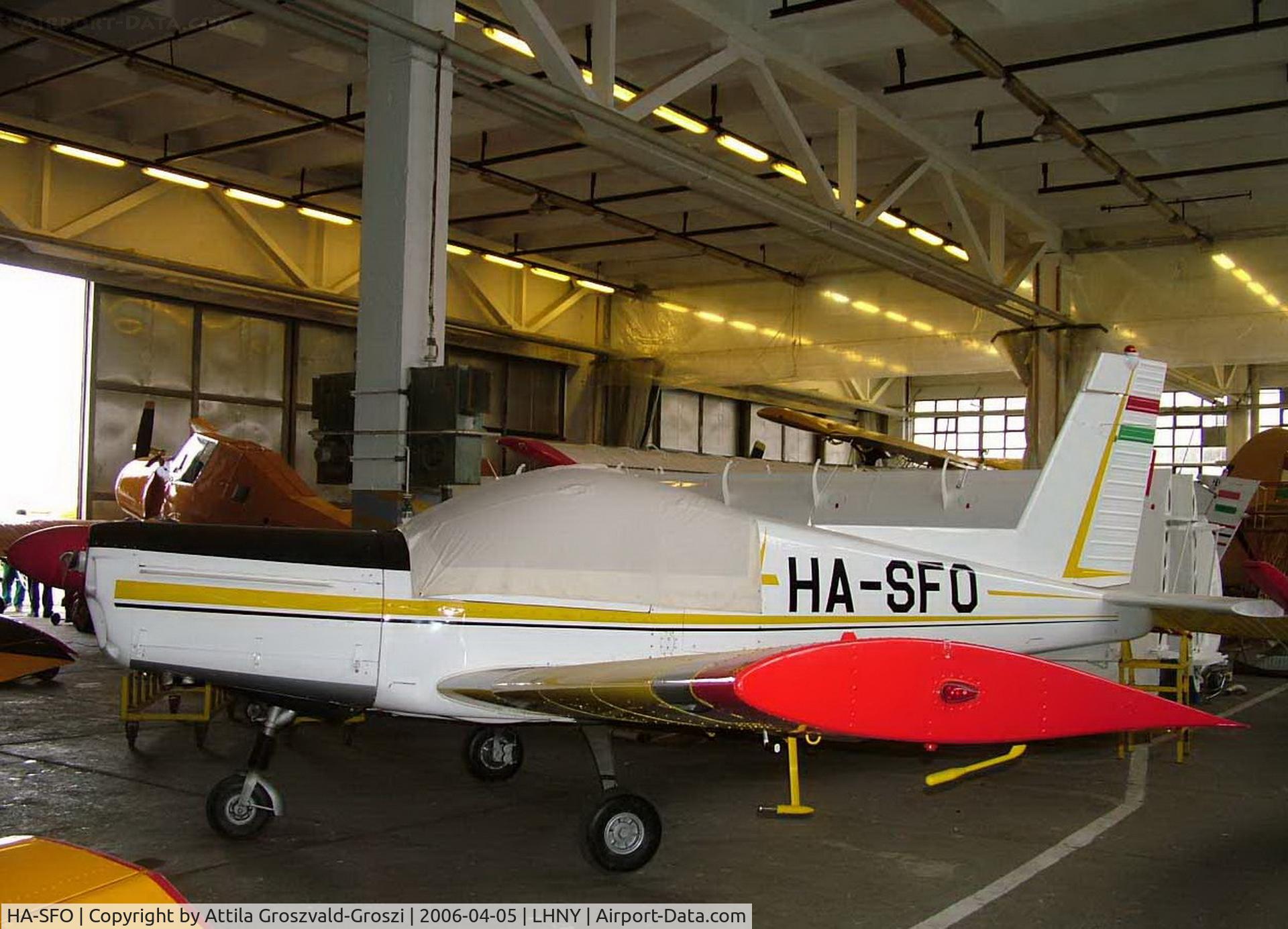 HA-SFO, 1980 Zlin Z-142 C/N 0226, Nyíregyháza Airport, Hungary