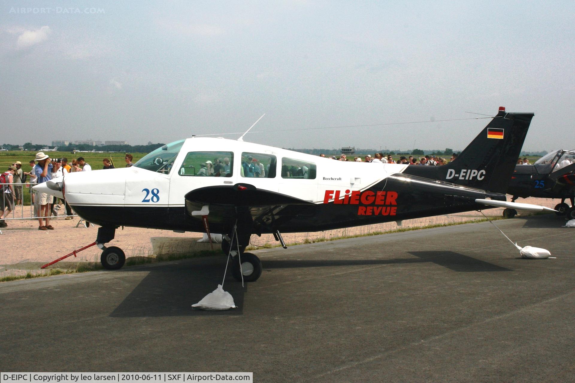D-EIPC, Beech C23 Sundowner 180 Sundowner 180 C/N M-1835, Berlin Air Show 11.6.2010
