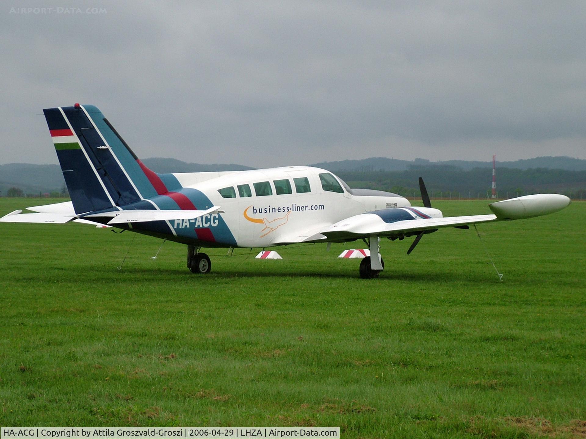 HA-ACG, 1992 Cessna 402B Businessliner III C/N 402B-1222, Zalaegerszeg-Andráshida Airport, Hungary