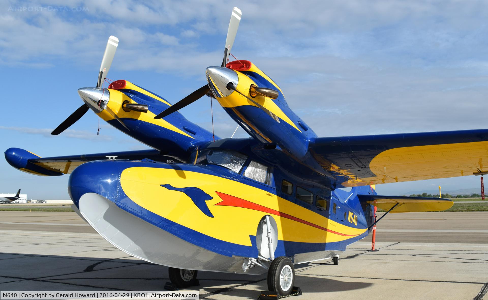 N640, 1945 Grumman G-21A C/N B-123, A lot of money invested.