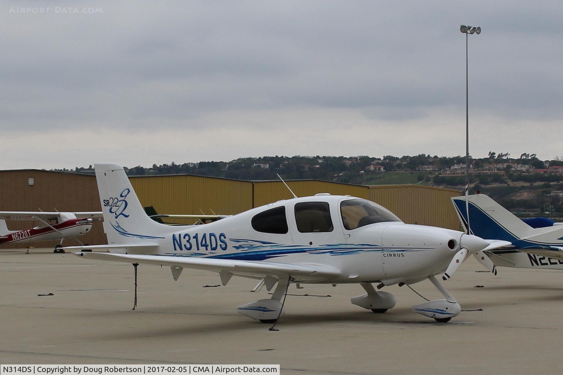 N314DS, 2005 Cirrus SR22 G2 C/N 1705, 2005 Cirrus SR22 G2, Continental IO-550-N 310 Hp