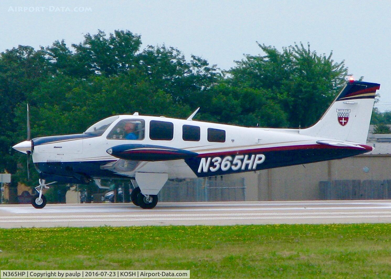 N365HP, 1980 Beech A36 Bonanza 36 C/N E-1756, At Oshkosh.