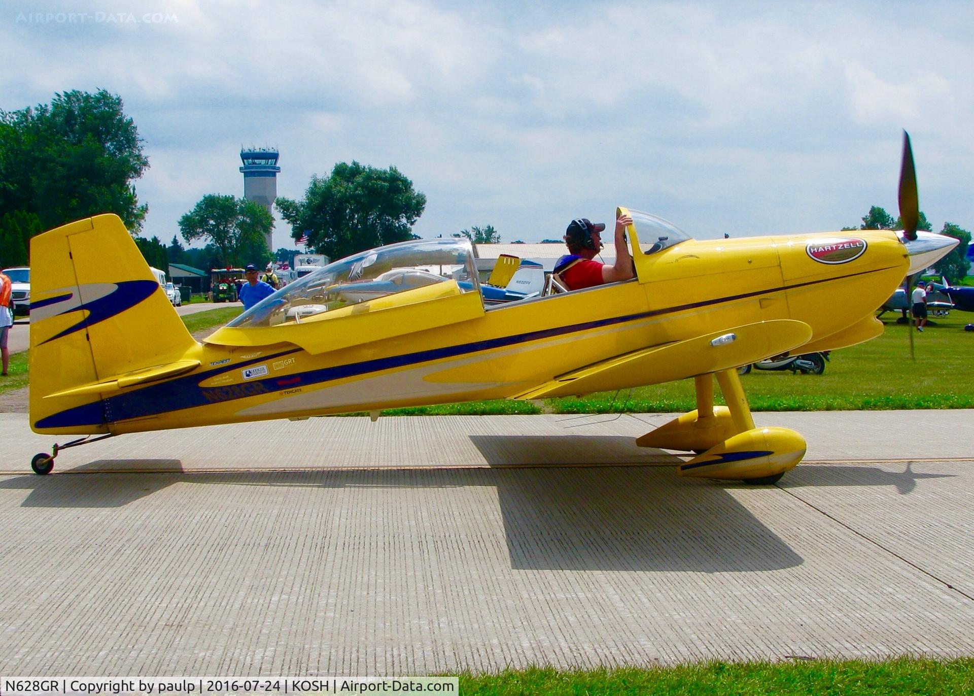 N628GR, 2000 Vans RV-8 C/N 80745, At Oshkosh.