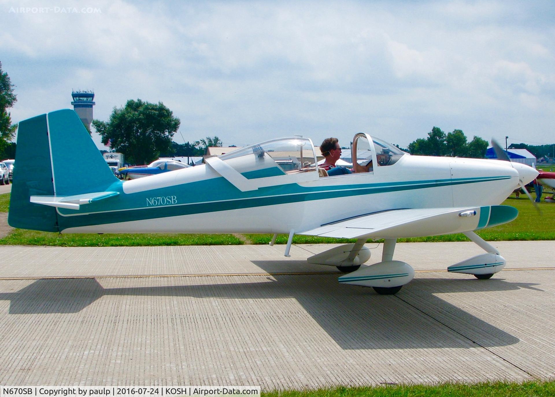 N670SB, 2001 Vans RV-6A C/N 23806, At Oshkosh.