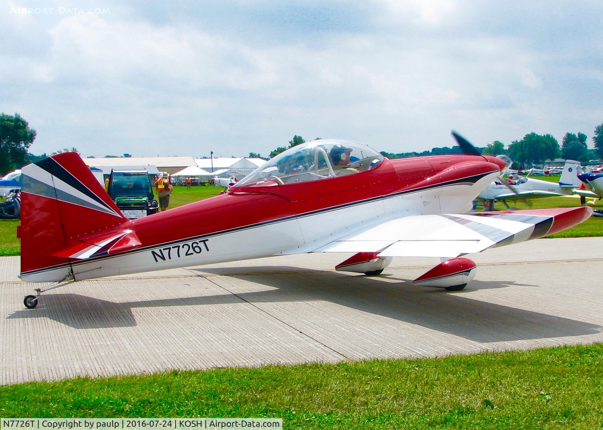 N7726T, Vans RV-4 C/N 4057, At Oshkosh.
