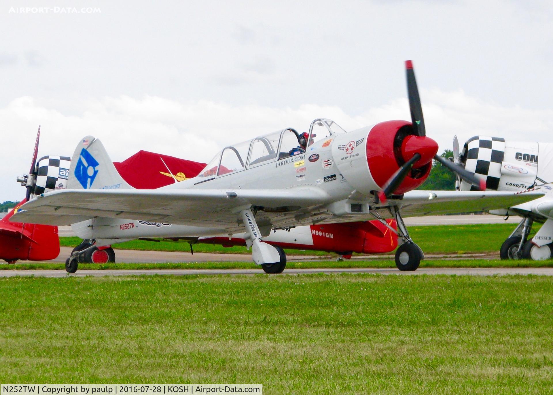 N252TW, 2002 Yakovlev (Aerostar) Yak-52TW C/N 0212301, At Oshkosh.