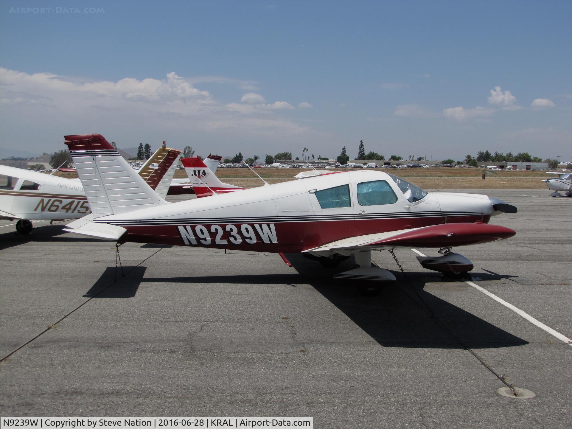 N9239W, 1967 Piper PA-28-235 Cherokee C/N 28-10909, 1967 Piper PA-28-235 @ Riverside MAP, CA on 100+ F day