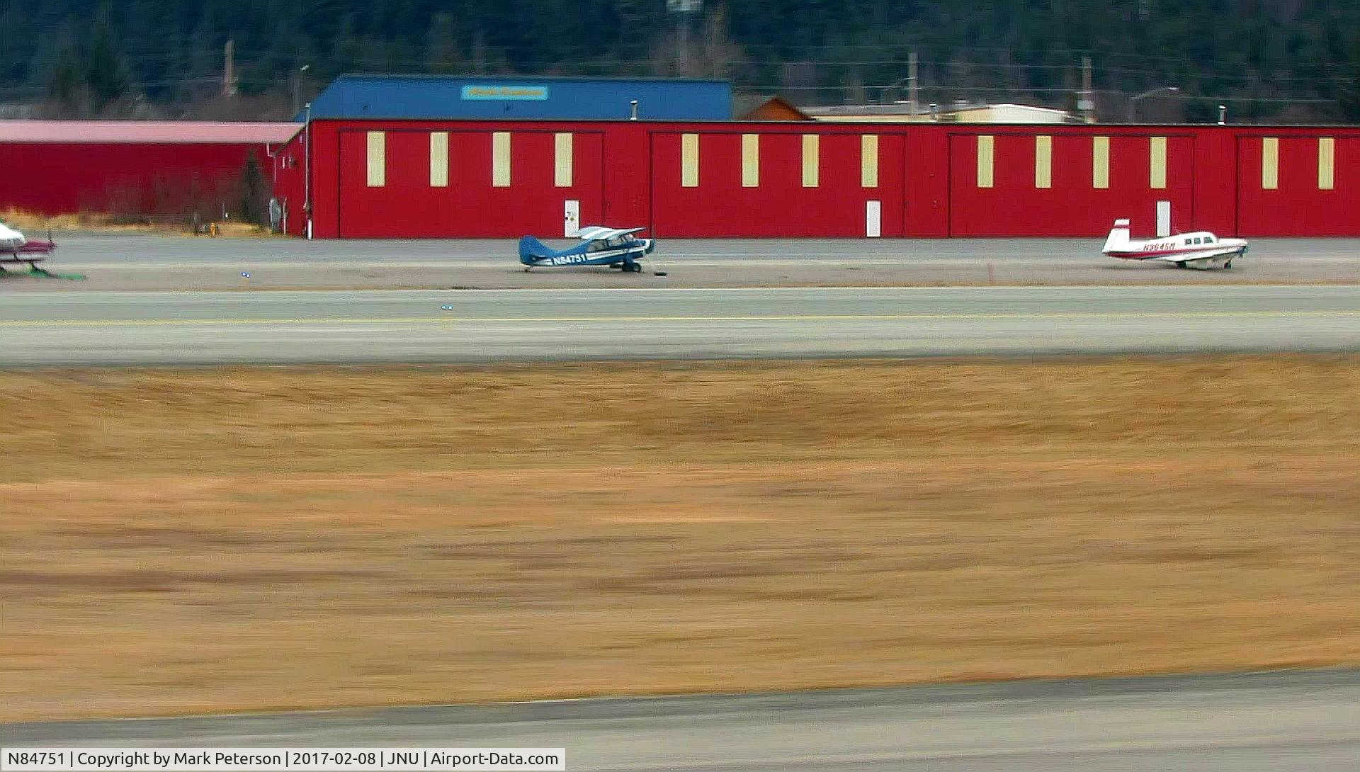 N84751, 1946 Aeronca 7AC Champion C/N 7AC-3465, Aeronca Champ on the ramp at Juneau
