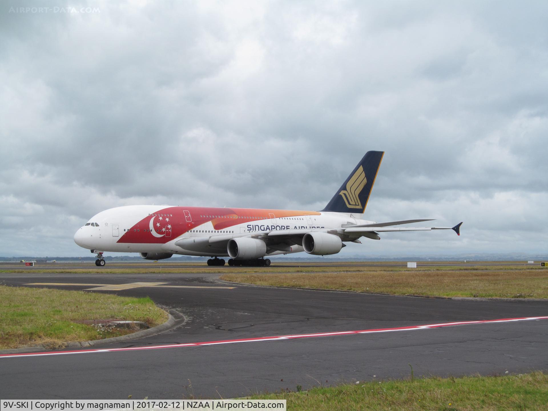 9V-SKI, 2009 Airbus A380-841 C/N 034, no snow for this one