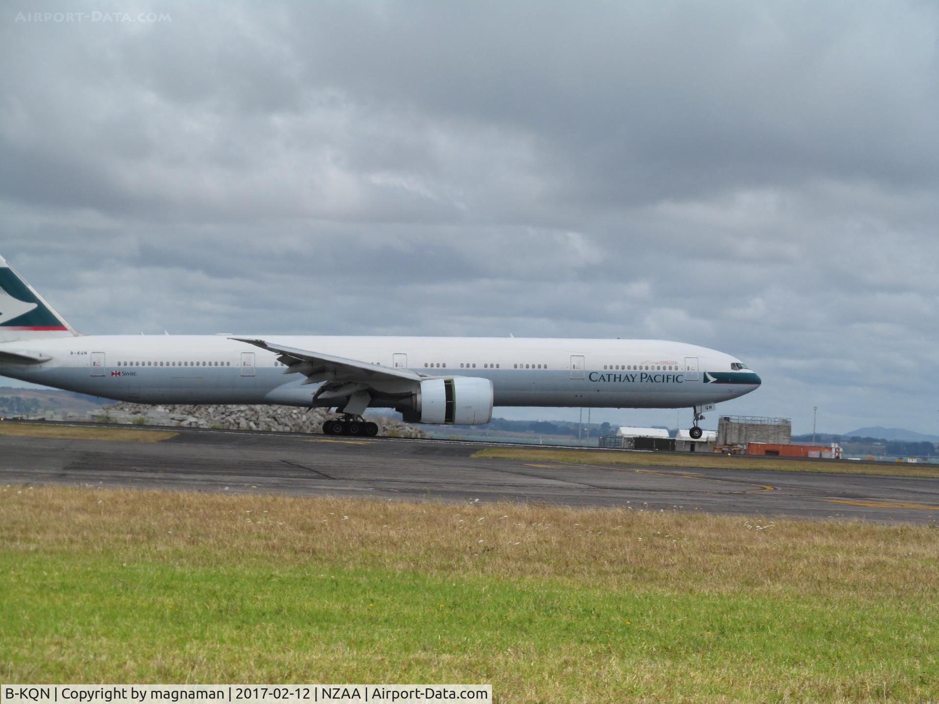 B-KQN, 2014 Boeing 777-367/ER C/N 41761, bit too early pulling the trigger