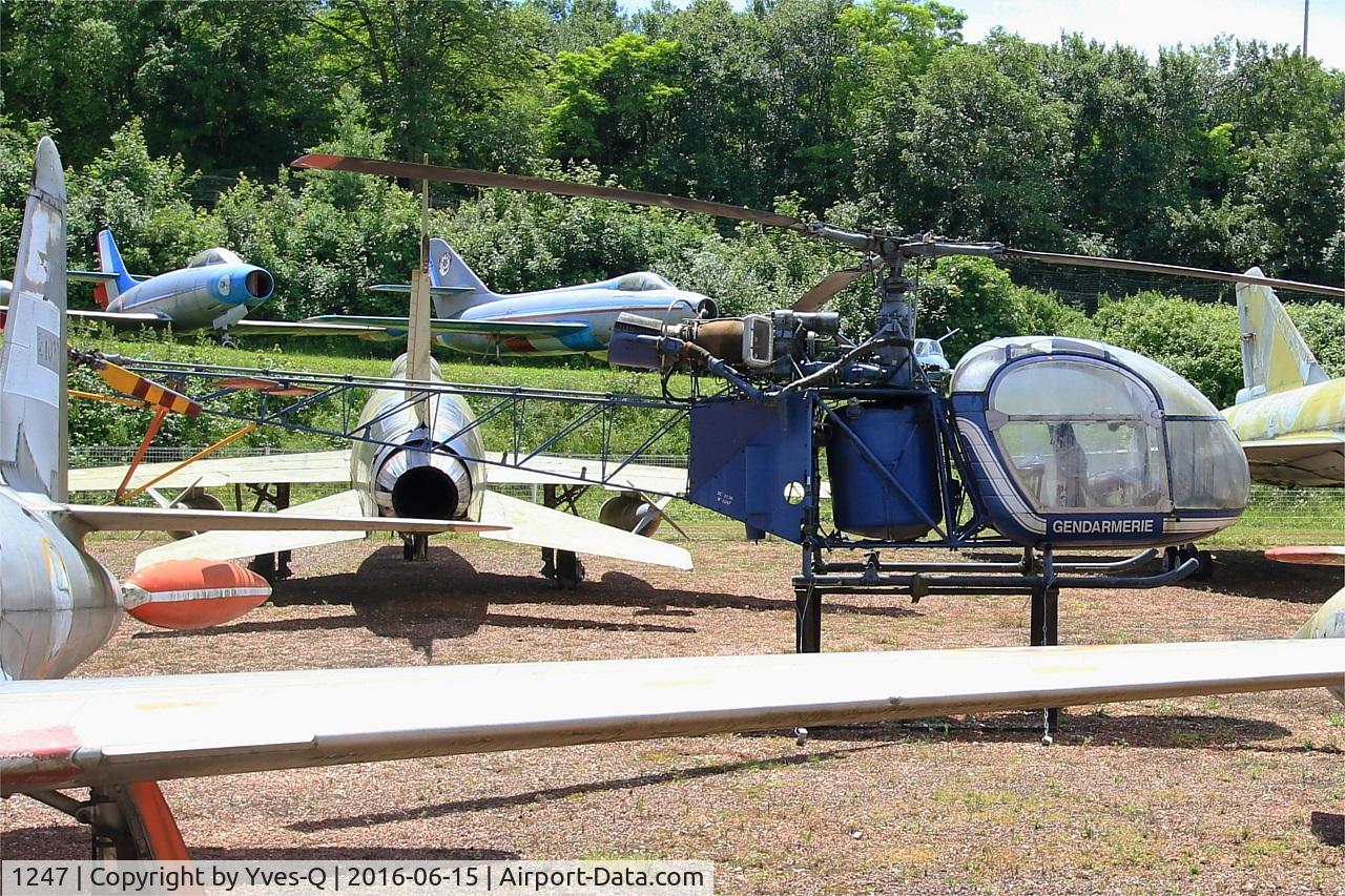 1247, Sud SE-3130  Alouette II C/N 1247, Sud SE-3130 Alouette II, Preserved at Savigny-Les Beaune Museum