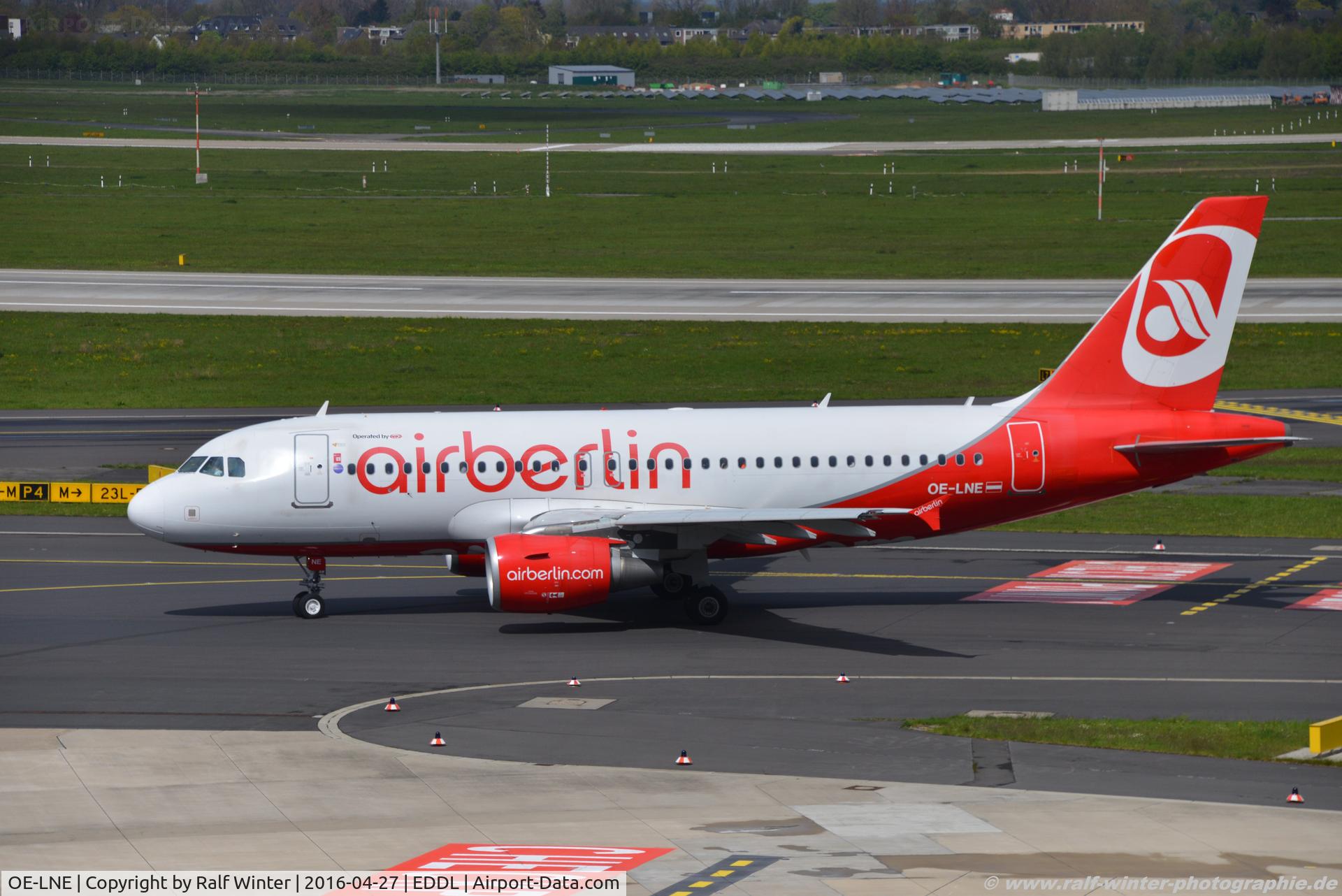 OE-LNE, 2008 Airbus A319-112 C/N 3415, Airbus A319-112 - HG NLY Niki 'Air Berlin' - 3415 - OE-LNE - 27.04.2016 - DUS