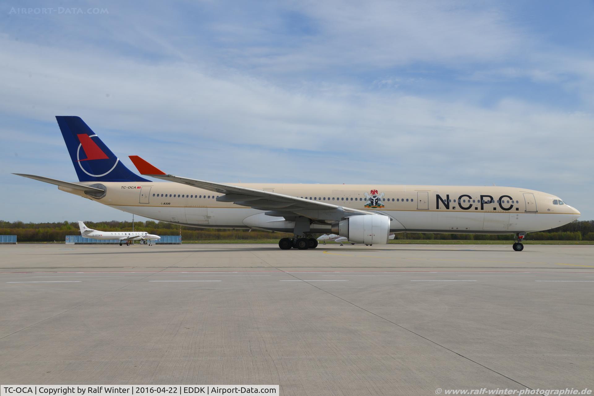 TC-OCA, 1995 Airbus A330-322 C/N 072, Airbus A330-321 - 8Q OHY Onur Air 'Onur Saudia NCPC' livery - 72 - TC-OCA - 22.04.2016 - CGN