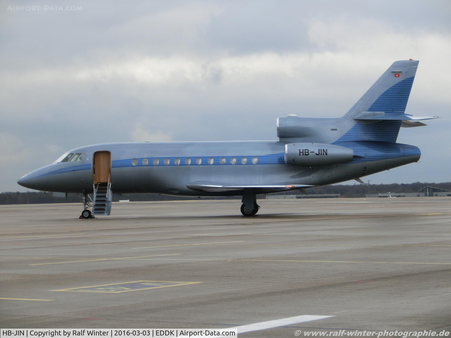 HB-JIN, 2002 Dassault Falcon 900EX C/N 107, Dassault Falcon 900EX - Jet Aviation Business Jets AG - 107 - HB-JIN - 03.03.2016 - CGN