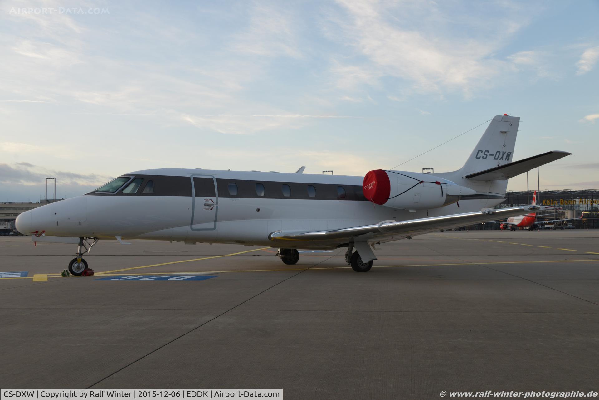 CS-DXW, 2008 Cessna 560 Citation Excel XLS C/N 560-5787, Cessna 560XL Citation XLS - NJE NetJets Transportes Aereos - 560-5787 - CS-DXW - 06.12.2015 - CGN