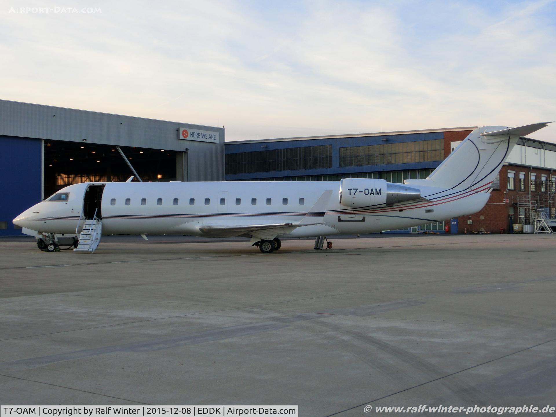 T7-OAM, 2008 Canadair CRJ-200 (CL-600-2B19) C/N 8084, Canadair CL-600-2B19 CRJ-200 - Avira Ventures Ltd - 8084 - T7-OAM - 08.12.2015 - CGN