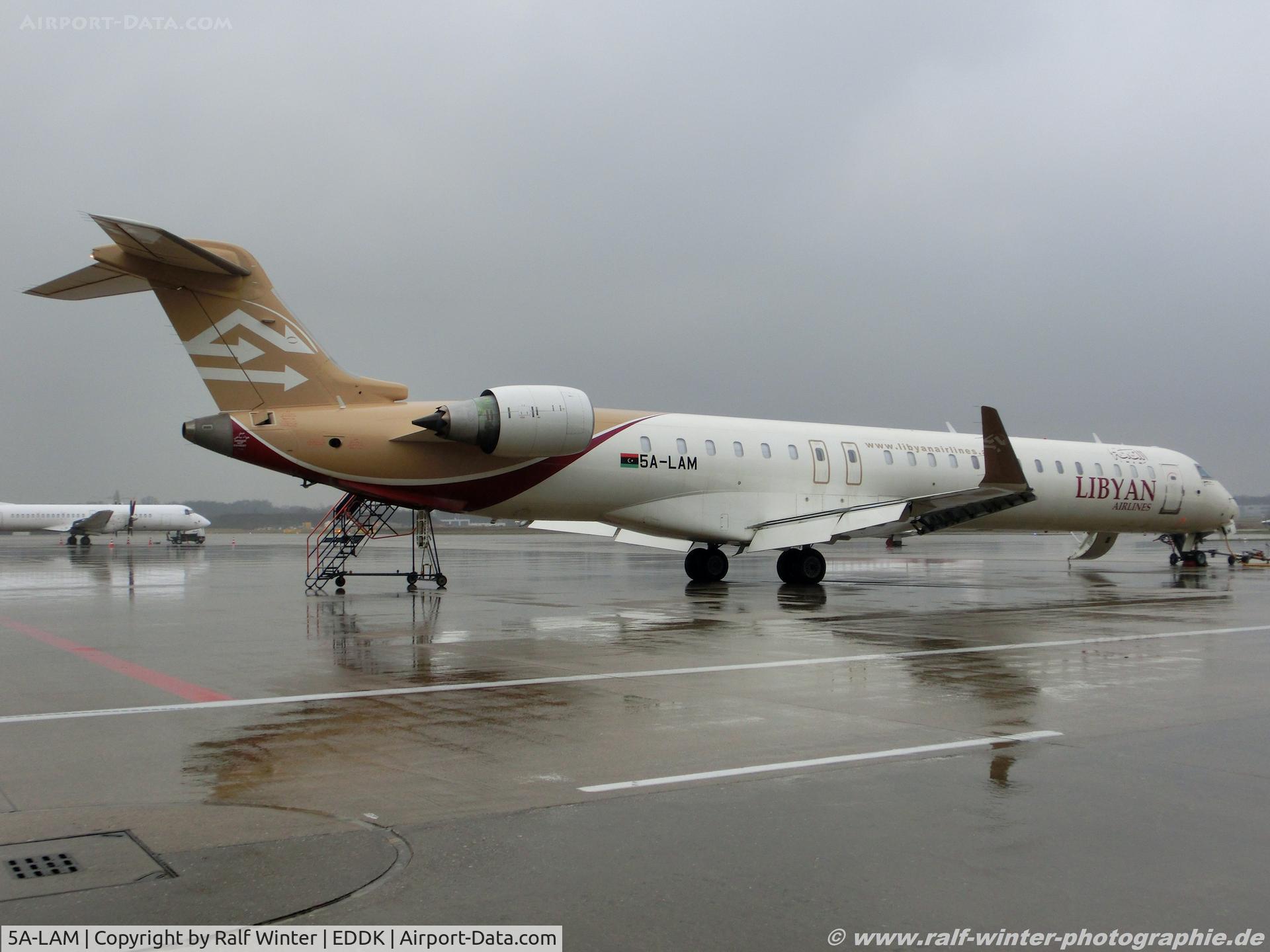 5A-LAM, 2010 Bombardier CRJ-900ER (CL-600-2D24) C/N 15257, Canadair CL-600-2D24 CRJ-900ER - LN LAA Libyan Airlines - 15257 - 5A-LAM - CGN