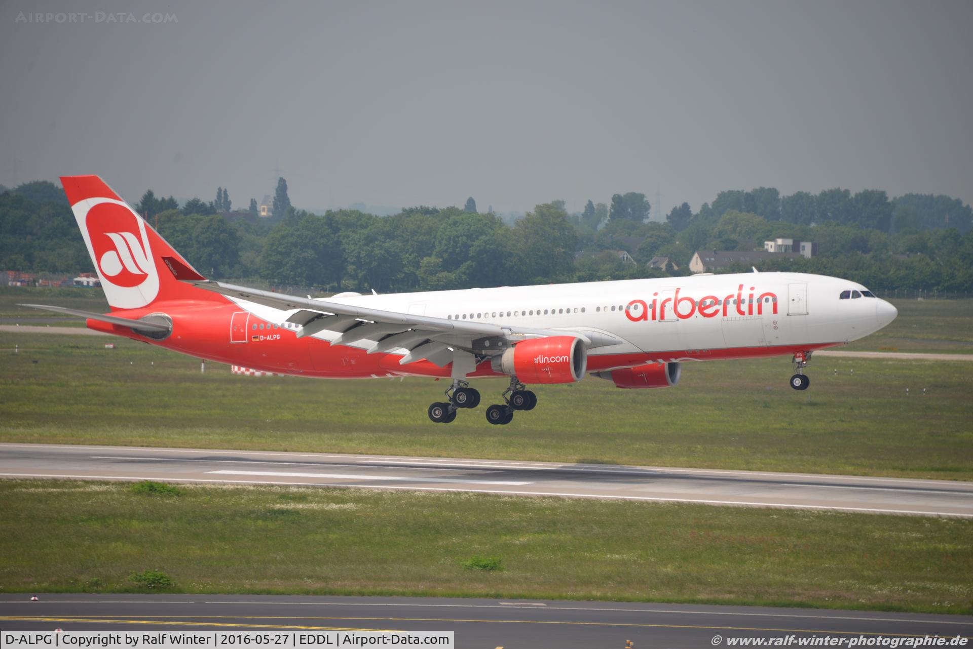 D-ALPG, 2002 Airbus A330-223 C/N 493, Airbus A330-223 - AB BER Air Berlin - 493 - D-ALPG - 27.05.2016 - DUS