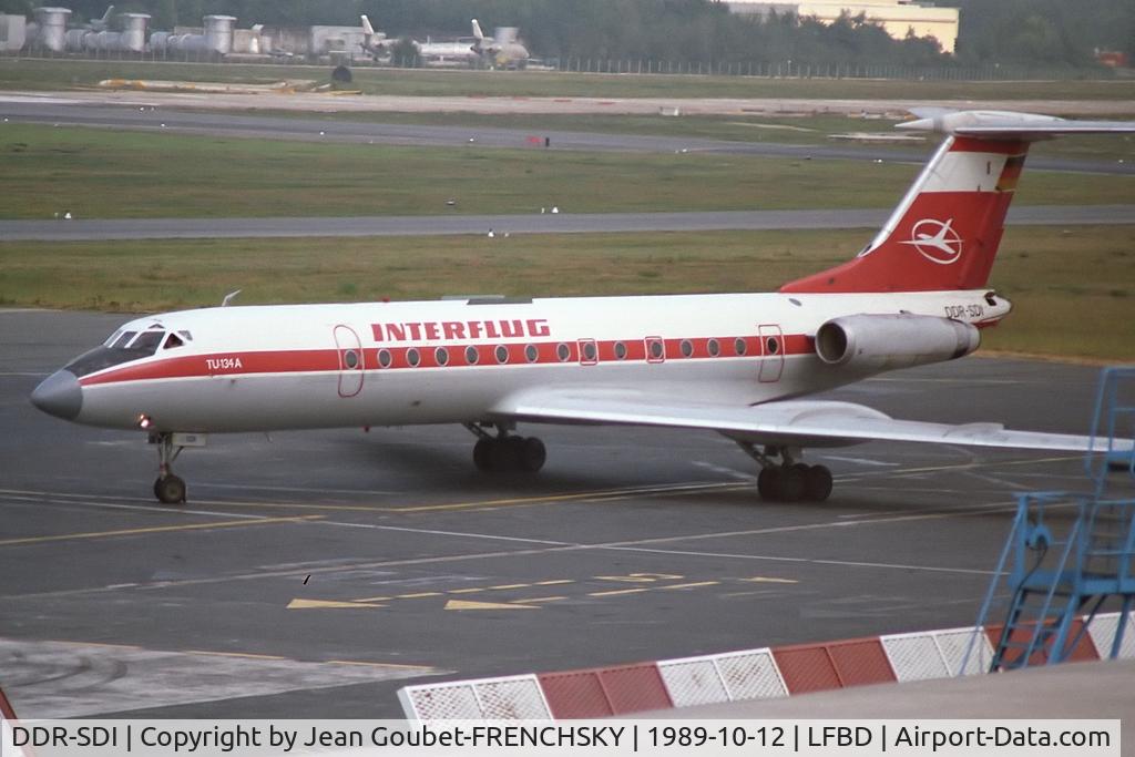 DDR-SDI, 1976 Tupolev Tu-134A-3 C/N 5348560, INTERFLUG Deutsche Lufthansa der DDR (now RA-65607 Center South Airlines ?)