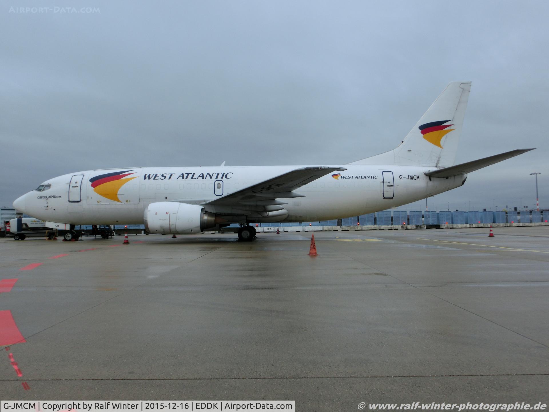 G-JMCM, 1990 Boeing 737-3Y0/SF C/N 24679, Boeing 737-3Y0SF - NPT Atlantic Airlines - 24679 - G-JMCM - 16.12.2015 - CGN