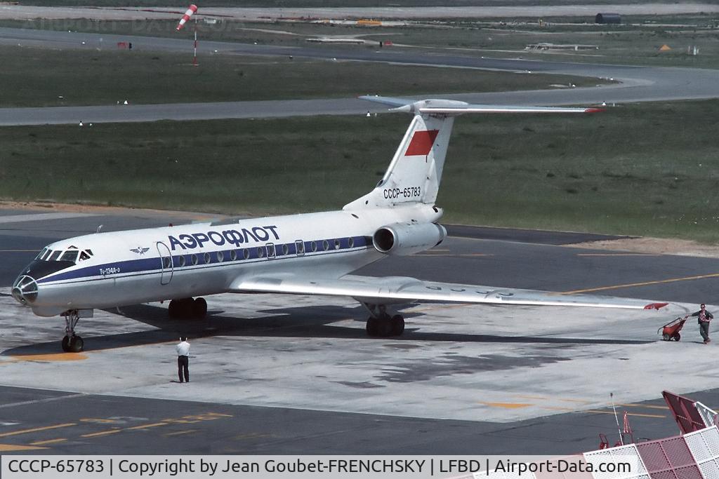 CCCP-65783, 1979 Tupolev Tu-134A-3 C/N 62778, AEROFLOT to Moscow (now wfu Ramenskoye)