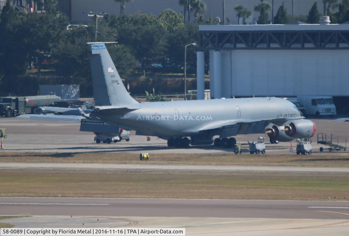 58-0089, 1958 Boeing KC-135T Stratotanker C/N 17834, KC-135T