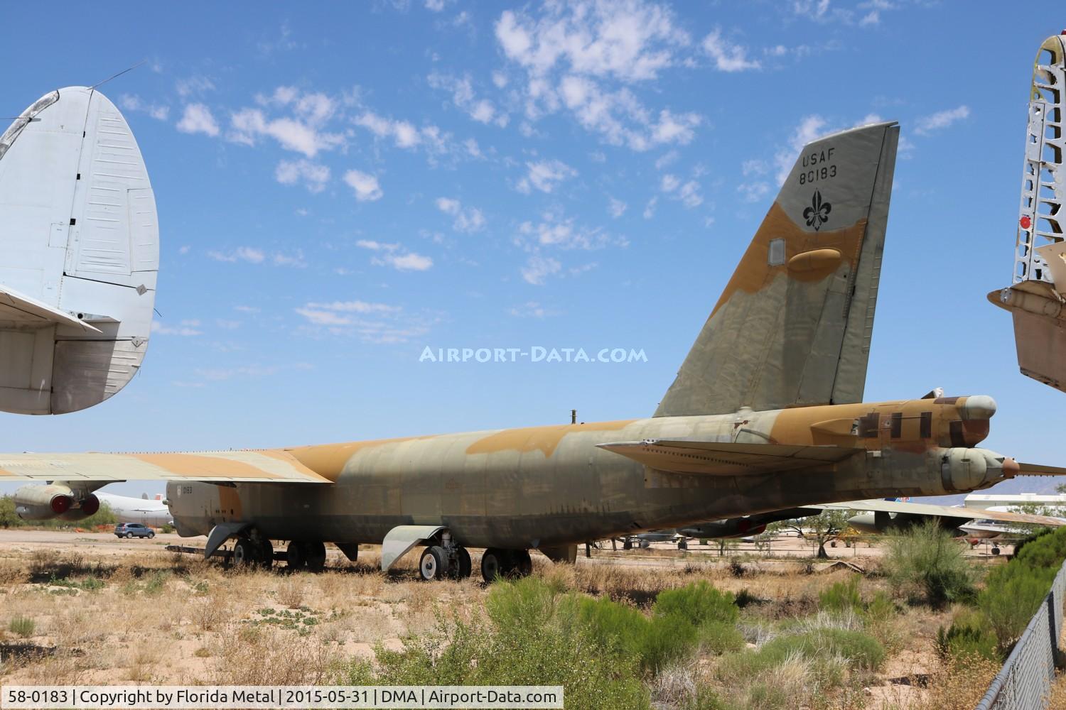 58-0183, 1958 Boeing B-52G Stratofortress C/N 464251, B-52G