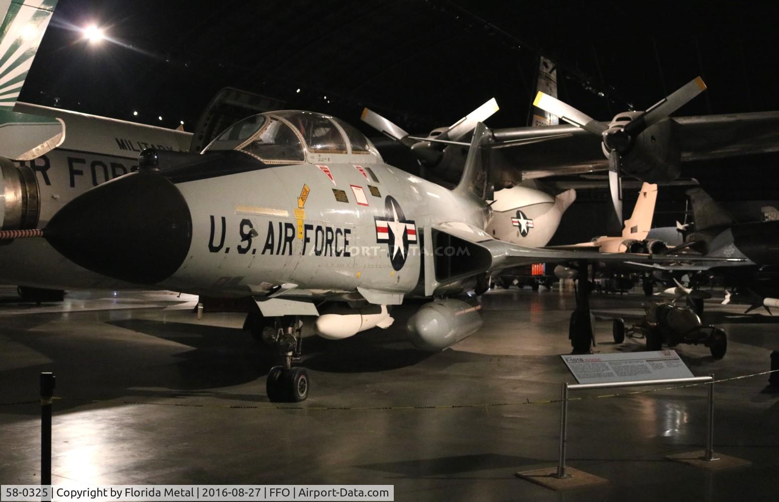 58-0325, 1958 McDonnell F-101B-110-MC Voodoo C/N 697, F-101B