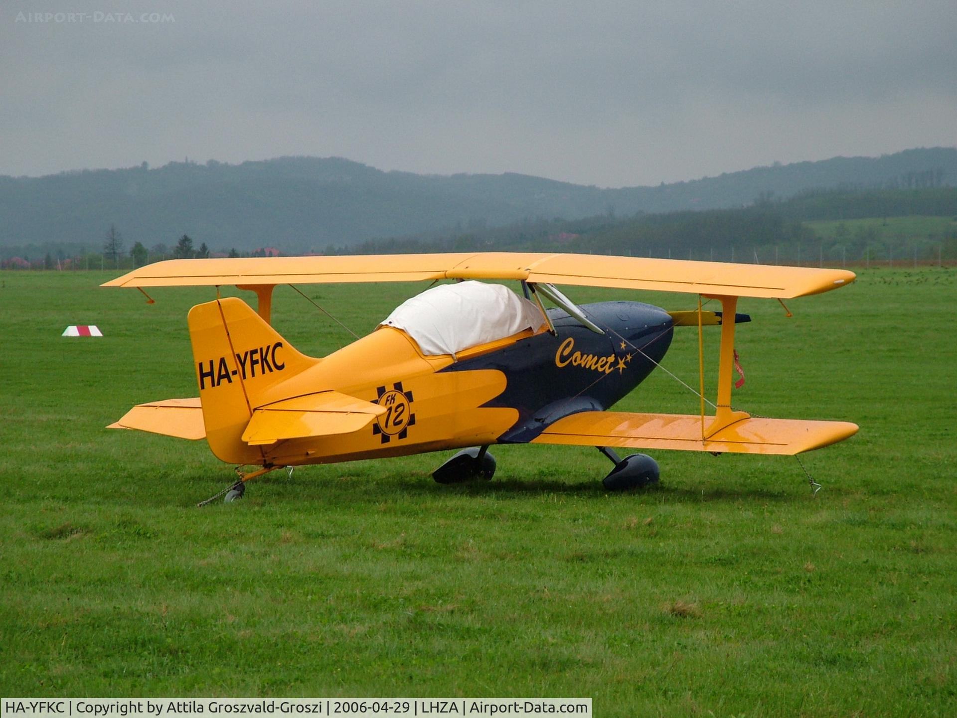 HA-YFKC, 2003 B & F Funk FK-12 Comet C/N 012-053, Zalaegerszeg-Andráshida Airport, Hungary