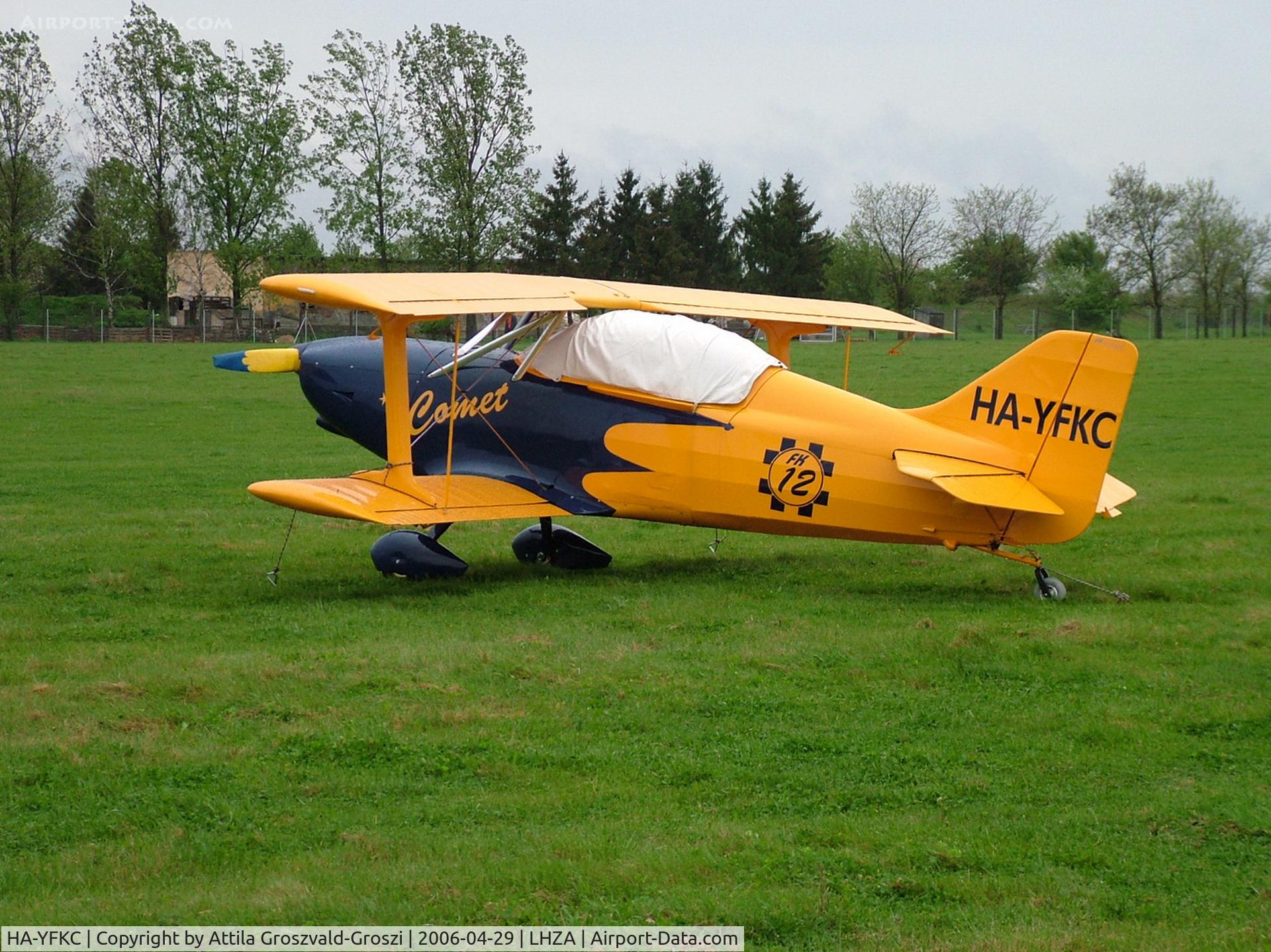 HA-YFKC, 2003 B & F Funk FK-12 Comet C/N 012-053, Zalaegerszeg-Andráshida Airport, Hungary