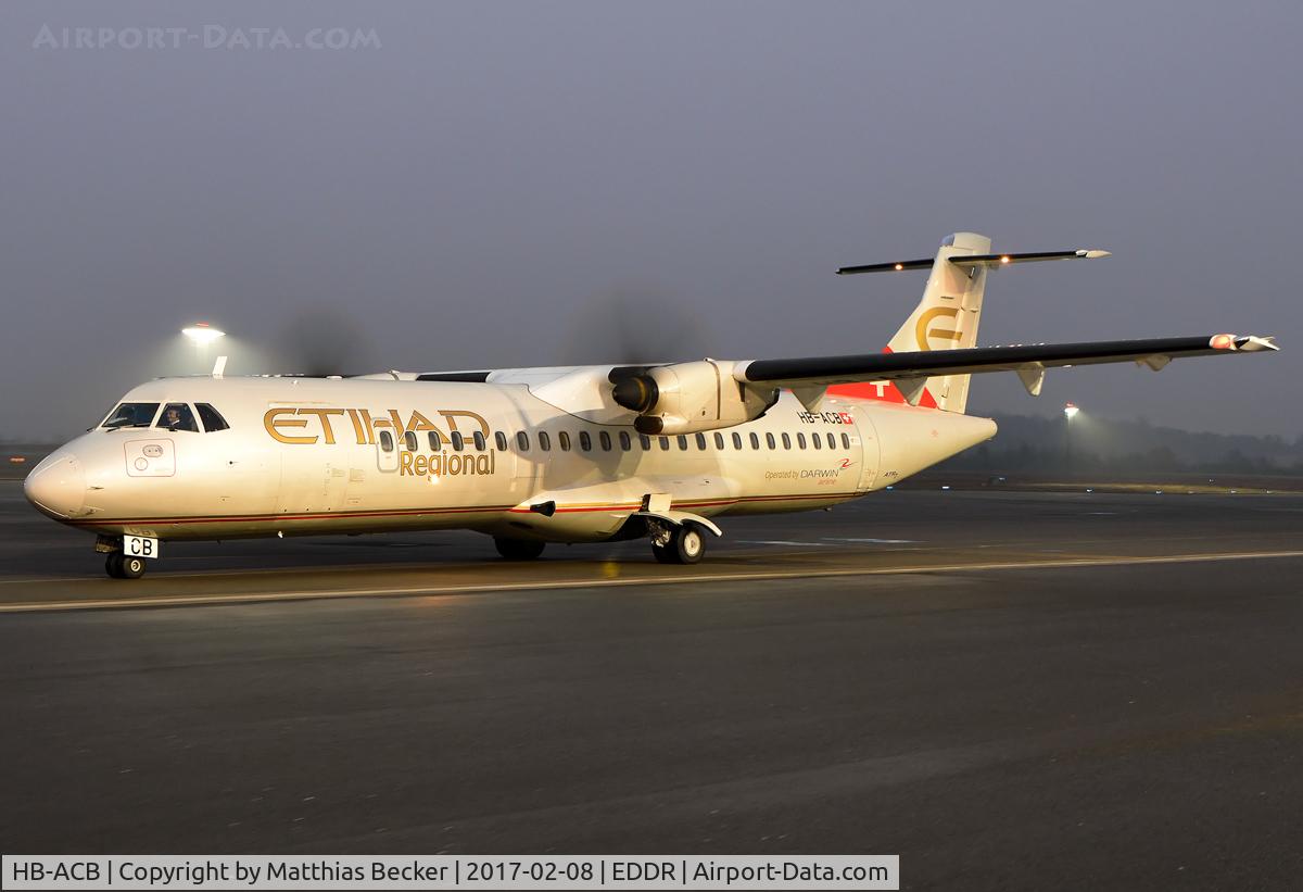 HB-ACB, 2001 ATR 72-212A (500) C/N 662, HB-ACB