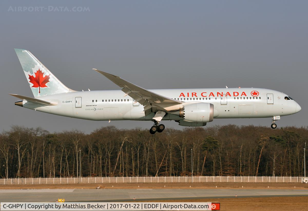 C-GHPY, 2014 Boeing 787-8 Dreamliner C/N 35262, C-GHPY