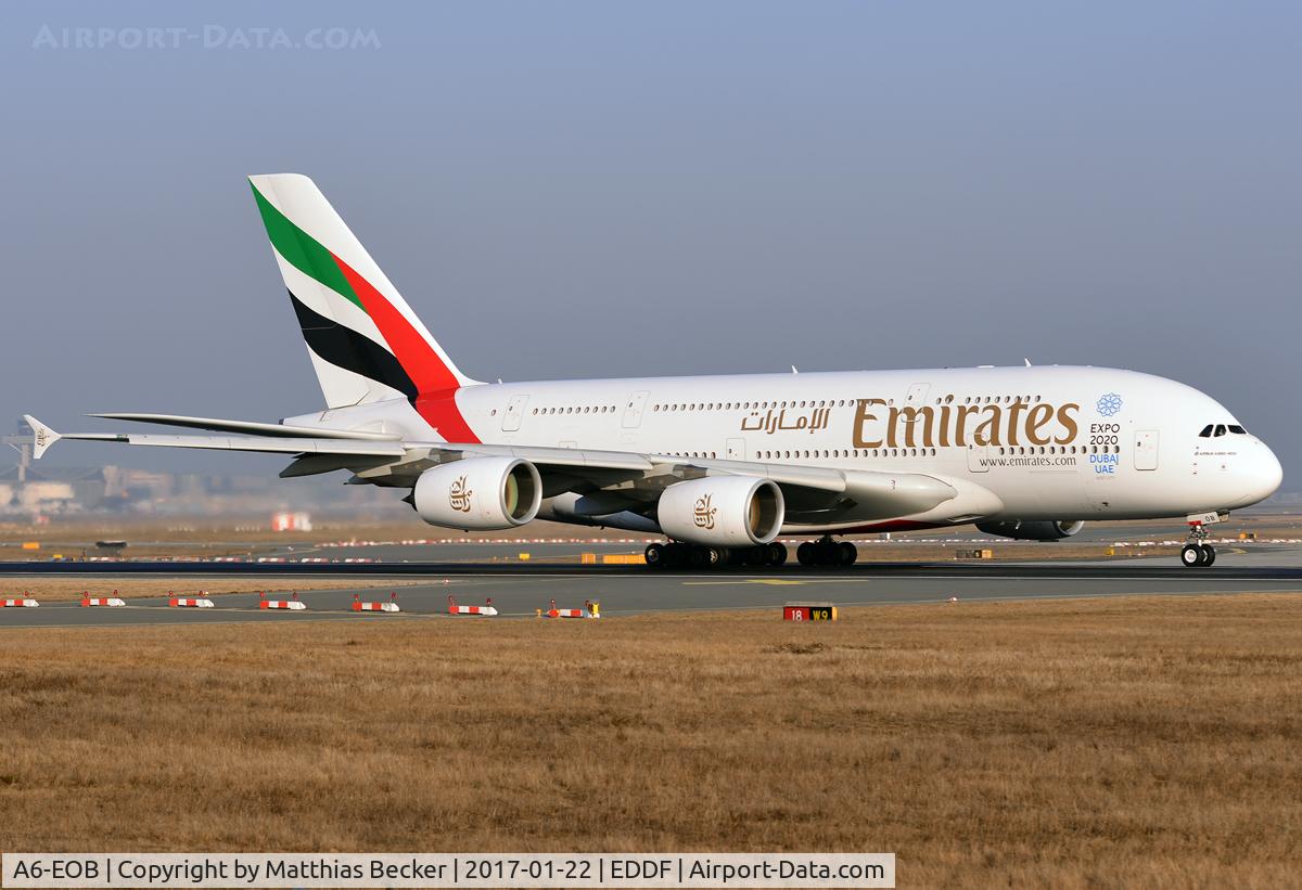 A6-EOB, 2014 Airbus A380-861 C/N 164, A6-EOB
